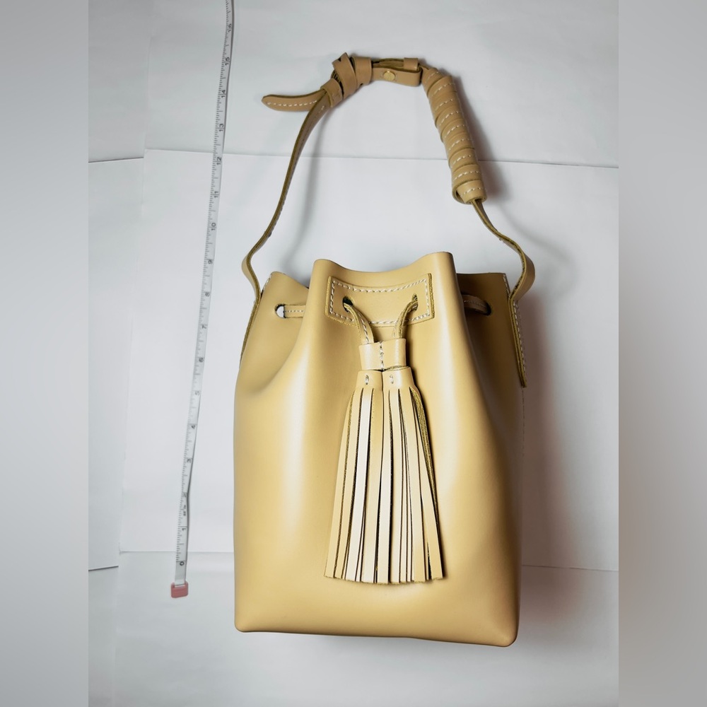 J. Crew Bucket leather handbag LOT - Picture 2 of 10